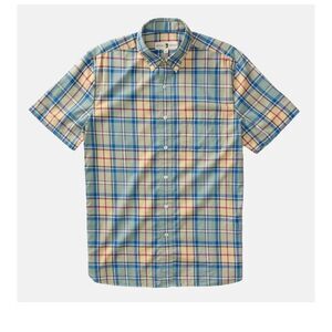 Duck Head short sleeve plaid shirt NWOT Medium